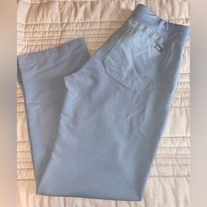 FIGS Women’s Livingston Basic Scrub Pants -SMALL/PETITE- Dusty Blue